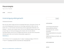Tablet Screenshot of hausrezepte.com